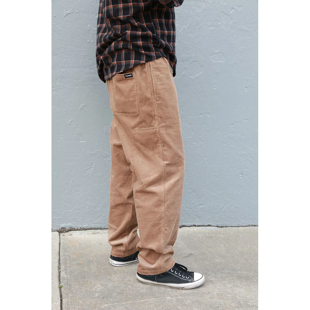 Theories Stamp Lounge Pants Corduroy Brass