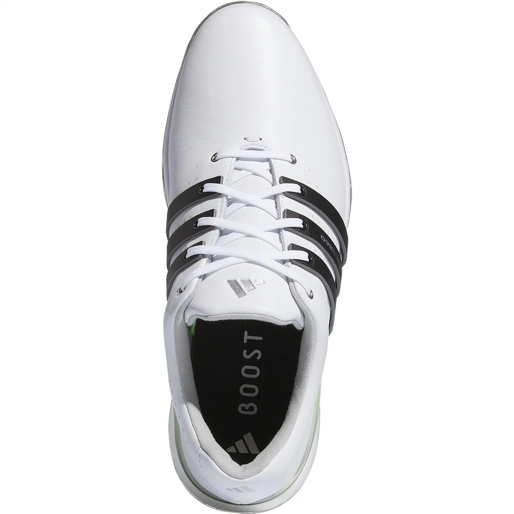 Tour360 24 Leather Golf Shoes White/Black - SS24