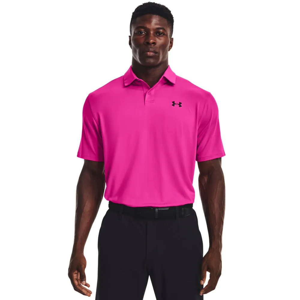 'Under Armour' Men's Tee To Green Polo - Rebel Pink