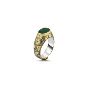 VALLETTA PRIMROSE TENDRIL OVAL RING