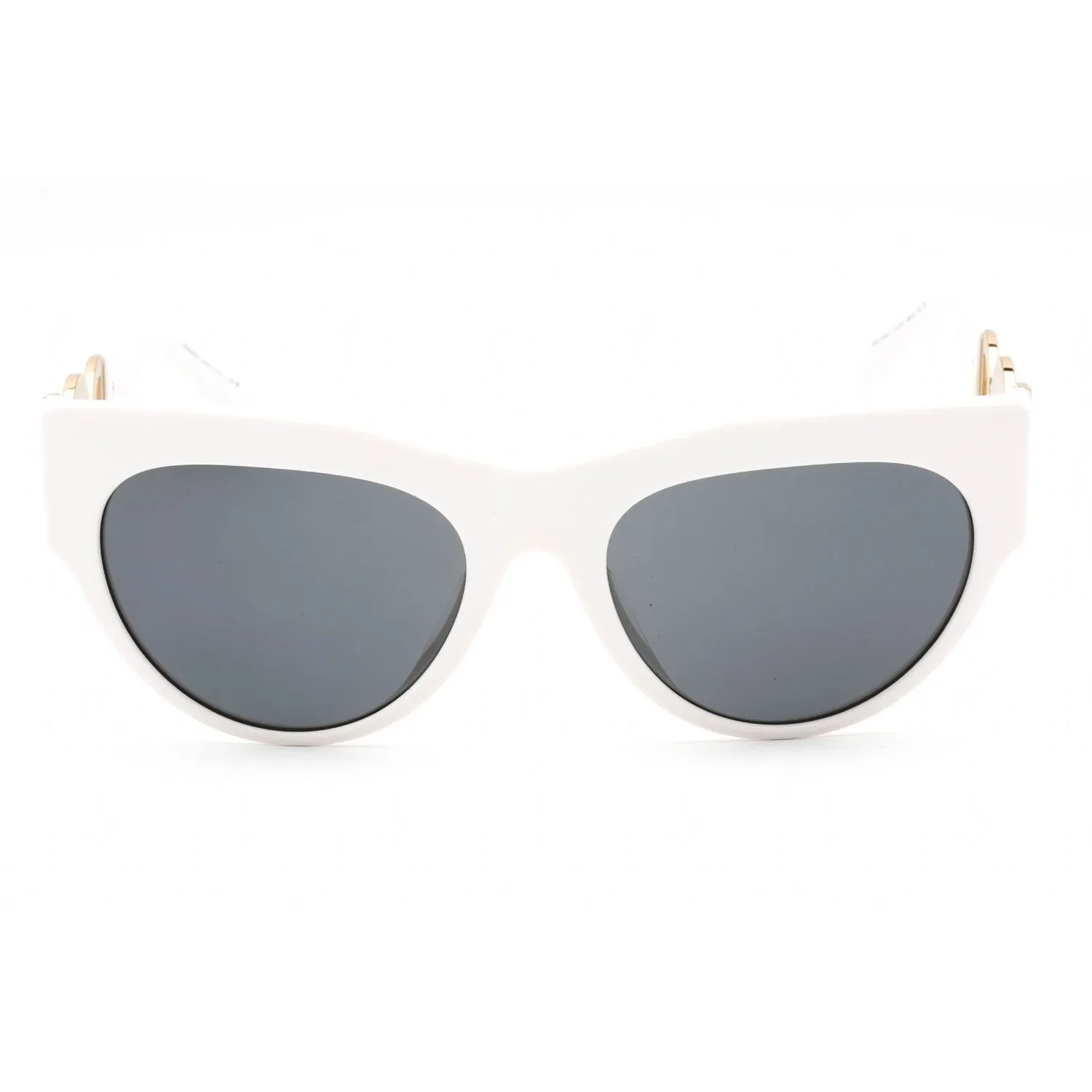 Versace 0VE4440U Sunglasses White / Dark Grey Women's